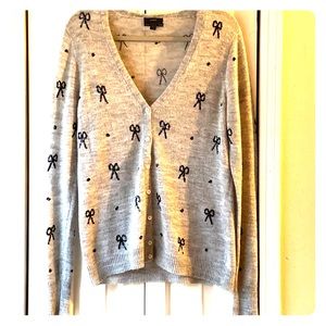 EUC J.CREW Italian-spun alpaca blend cardigan